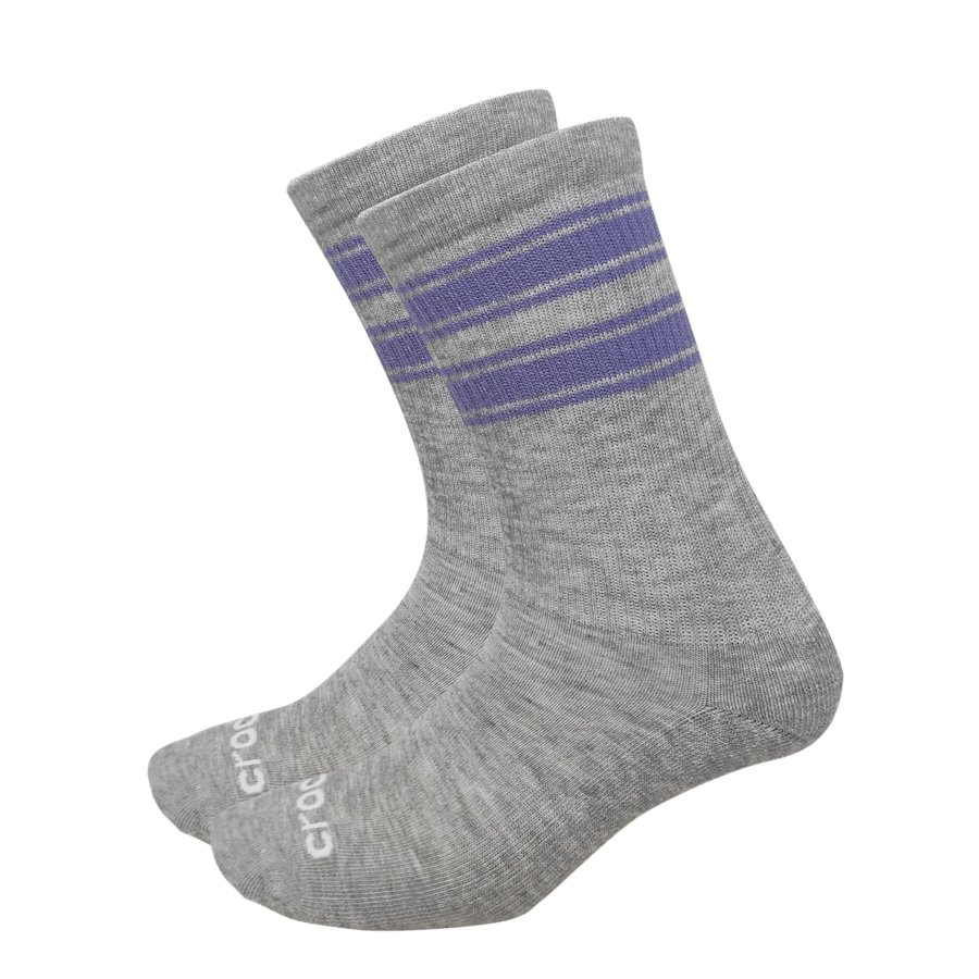 Colour CrocsSocks Crew Double Stripe 3 PK - Bottom - Crocs