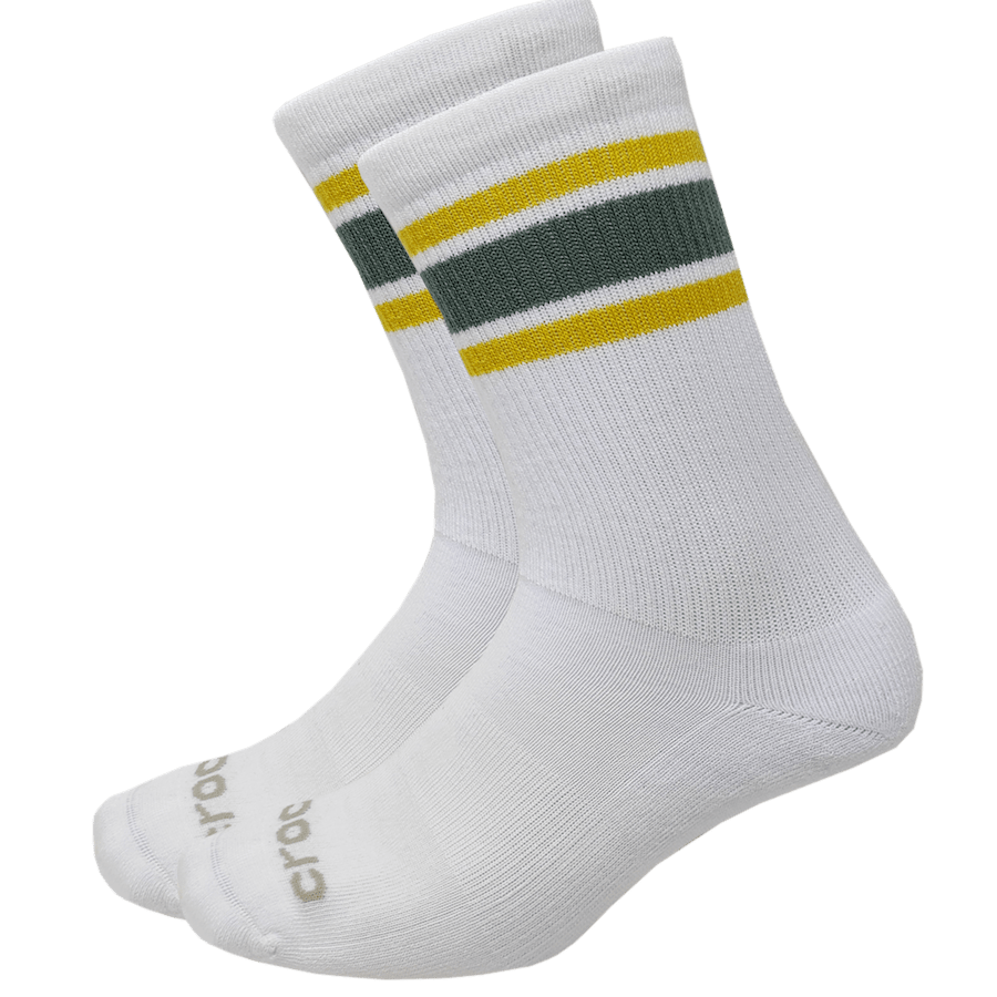 Pond CrocsSocks Crew Double Stripe 3 PK - Bottom - Crocs
