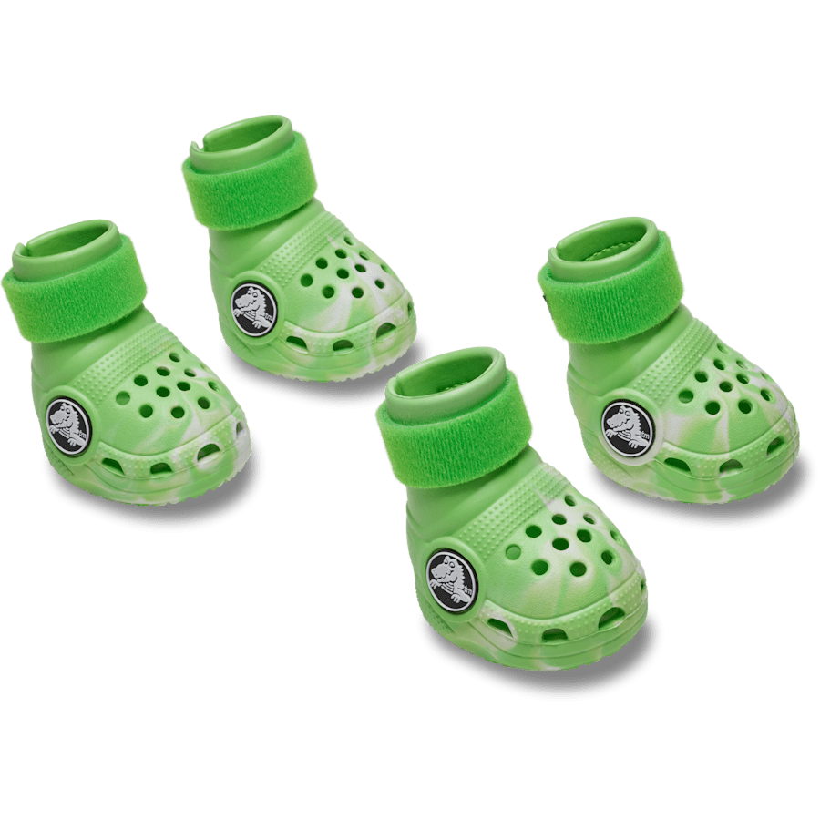 Green Slime Pet Crocs Boots - Side - Crocs