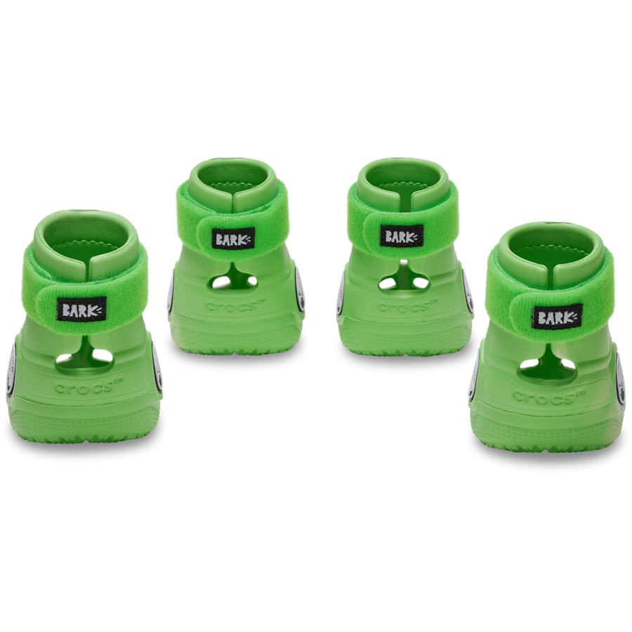 Green Slime Pet Crocs Boots - Front - Crocs