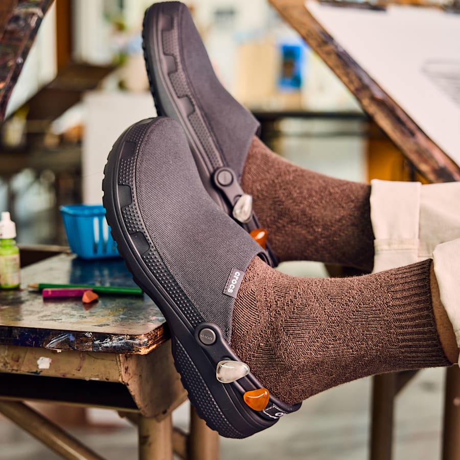 Black Sand Classic Crafted Clog - Lifestyle - Crocs