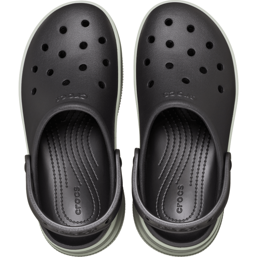 Black Classic Stacked Clog - Top - Crocs