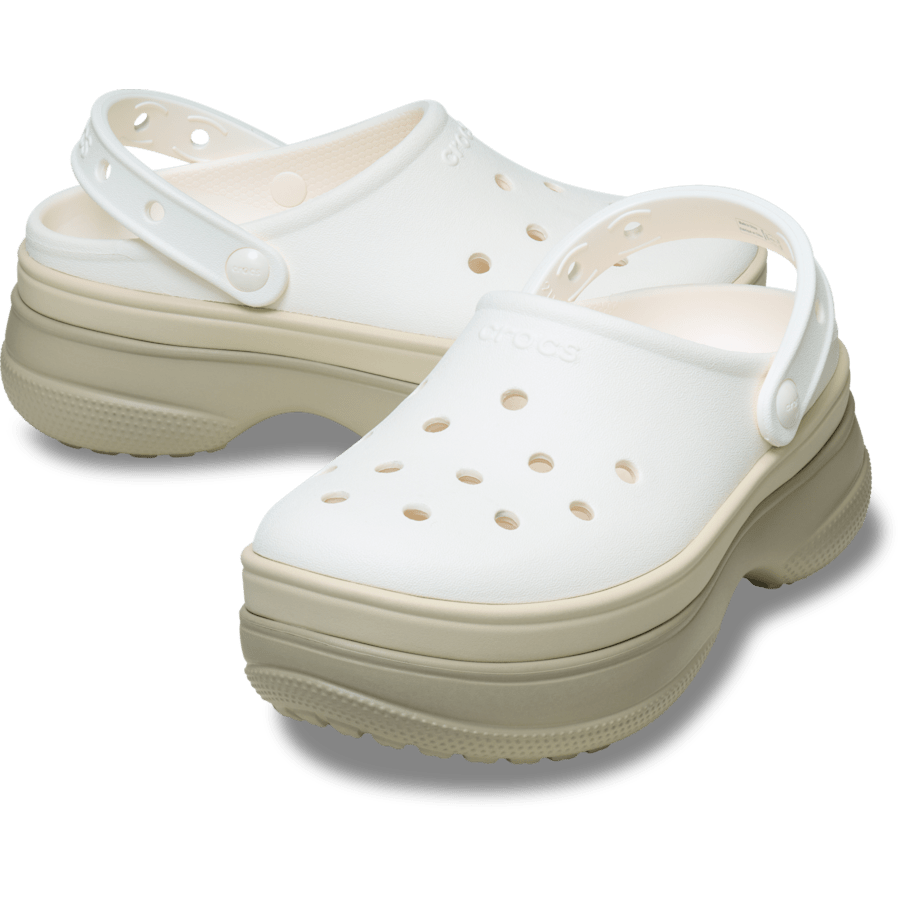 Chalk Classic Stacked Clog - Pair - Crocs