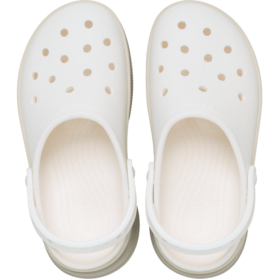 Chalk Classic Stacked Clog - Top - Crocs