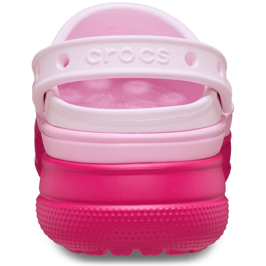 Dragon Fruit Classic Stacked Clog - Back - Crocs