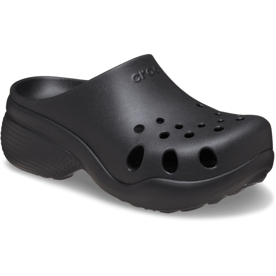 Black Aura Clog - Angle - Crocs