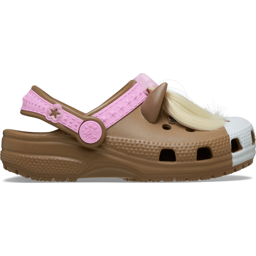 Milk Chocolate Toddler Classic IAM Horse Clog - Side - Crocs