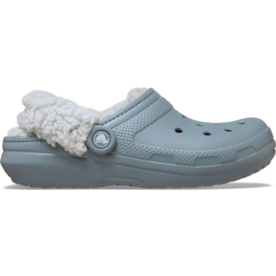 Concrete Classic Fleece Lined Clog - Side - Crocs