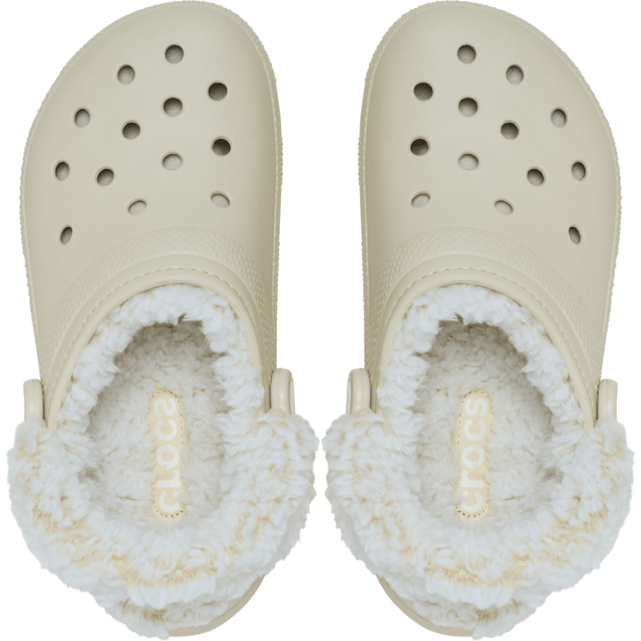 Bone Classic Fleece Lined Clog - Dessus - Crocs
