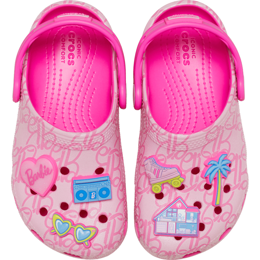 Multi Toddlers' Barbie Classic Clog - Side - Crocs