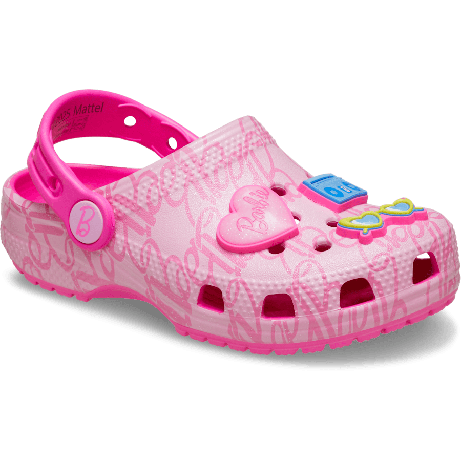 Multi Toddlers' Barbie Classic Clog - Angle - Crocs