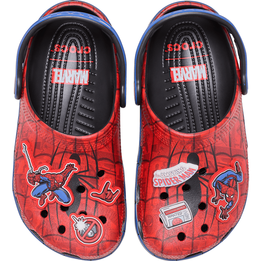 Multi Kids' Spider-Man™ Classic Clog - Side - Crocs
