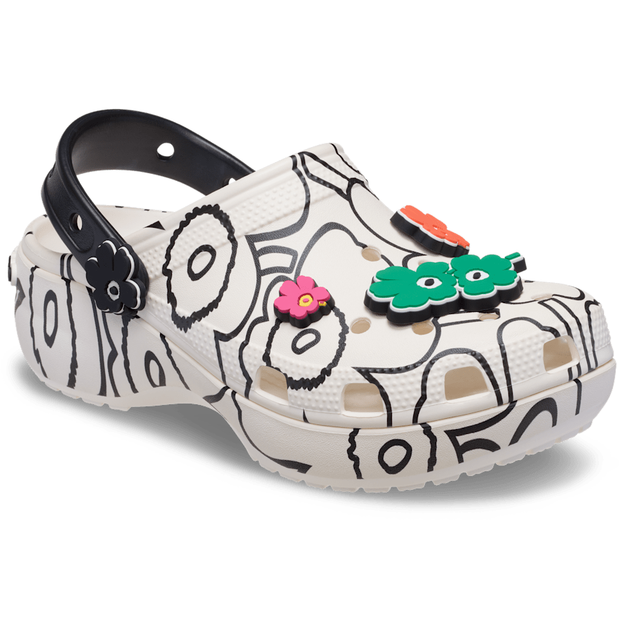 Multi Marimekko Classic Platform Clog - Angle - Crocs