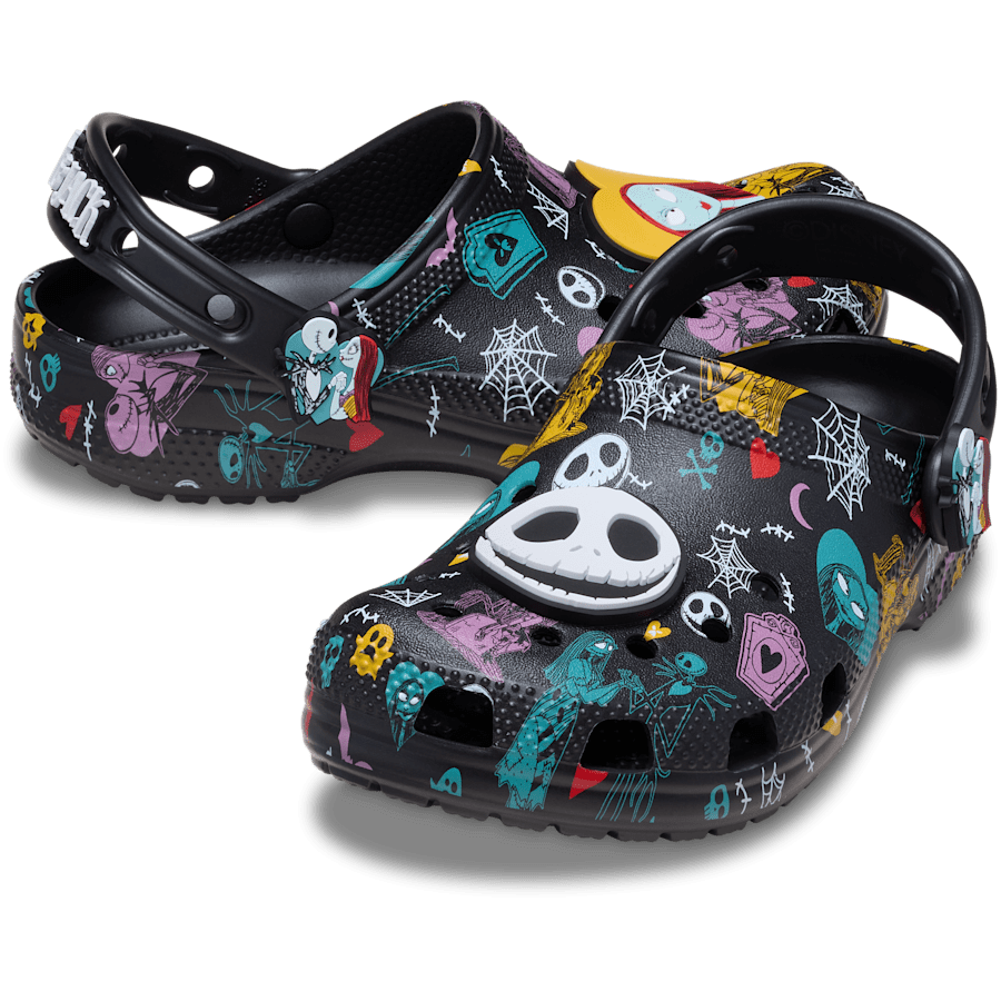 Multi Kids' Disney Tim Burton's The Nightmare Before Christmas Jack and Sally Classic Clog - Paire - Crocs