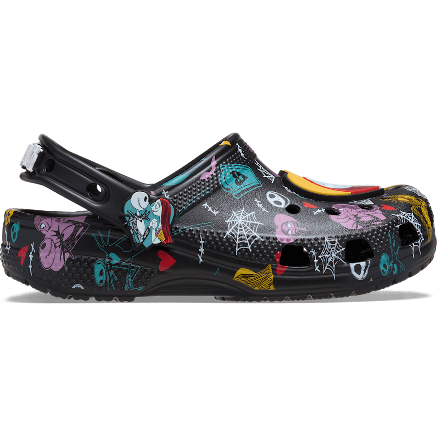 Multi Kids' Disney Tim Burton's The Nightmare Before Christmas Jack and Sally Classic Clog - Dessus - Crocs
