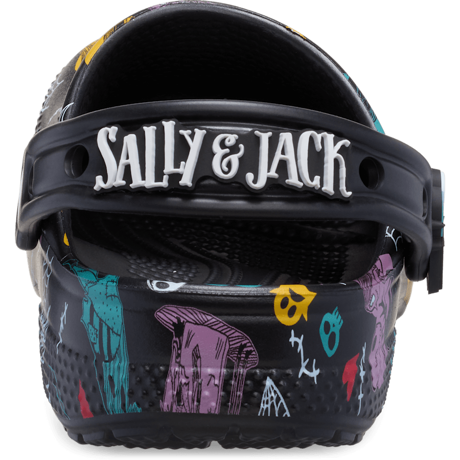 Multi Kids' Disney Tim Burton's The Nightmare Before Christmas Jack and Sally Classic Clog - En arrière - Crocs