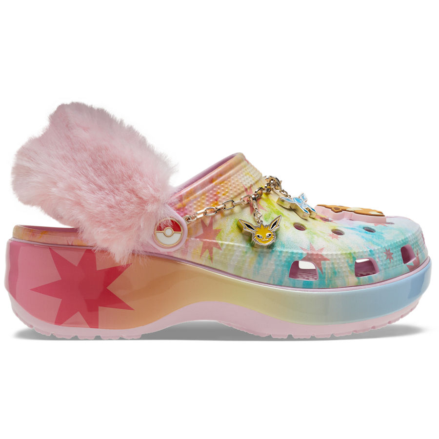 Multi Pokémon Eevee Classic Platform Clog - Top - Crocs