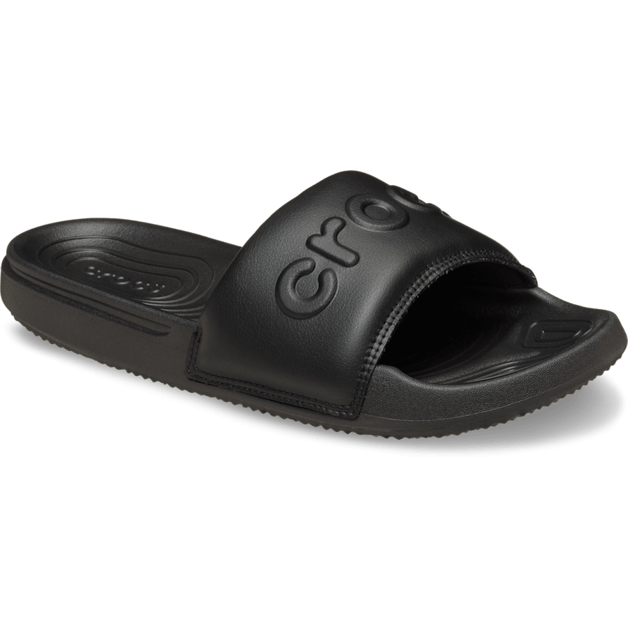 Black Women's Crocs All Day Slide - Angle - Crocs