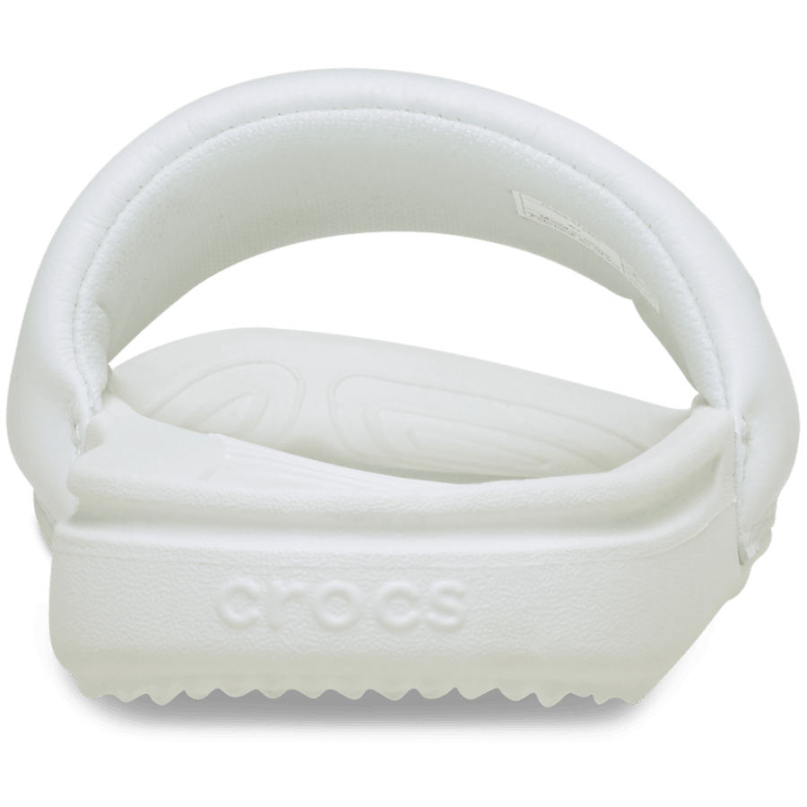 White Women's Crocs All Day Slide - Back - Crocs