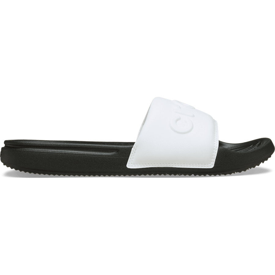 Black / White Men's Crocs All Day Slide - Side - Crocs
