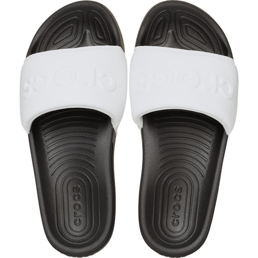 Black / White Men's Crocs All Day Slide - Top - Crocs