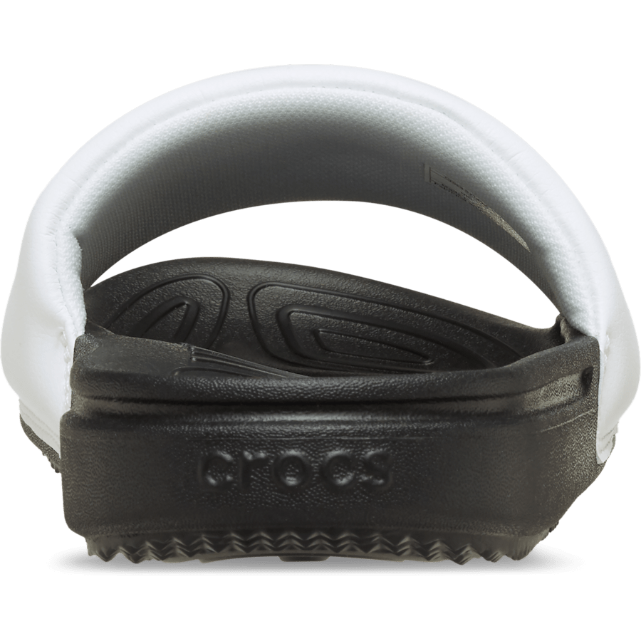 Black / White Men's Crocs All Day Slide - Back - Crocs