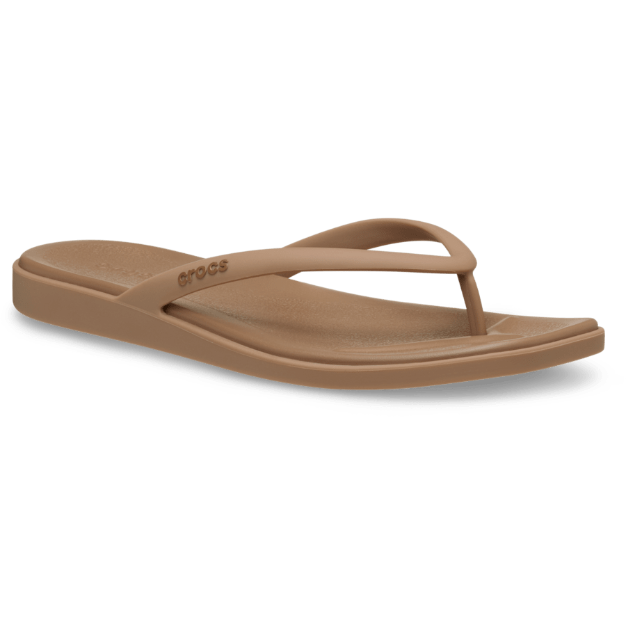 Milk Chocolate Miami Flip - Angle - Crocs