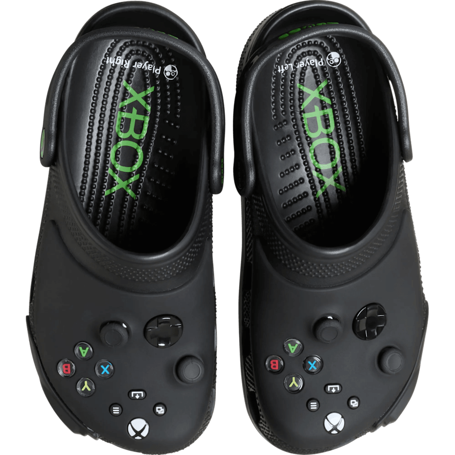 Black Xbox Classic Clog - Side - Crocs