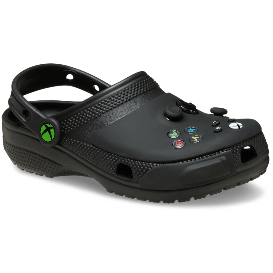 Black Xbox Classic Clog - Angle - Crocs