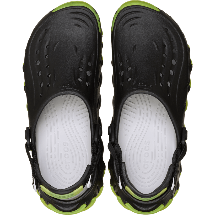 Noir Echo Icy RO Clog - Dessus - Crocs