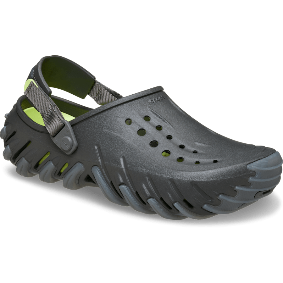 Black Sand Echo Icy RO Clog - Angle - Crocs