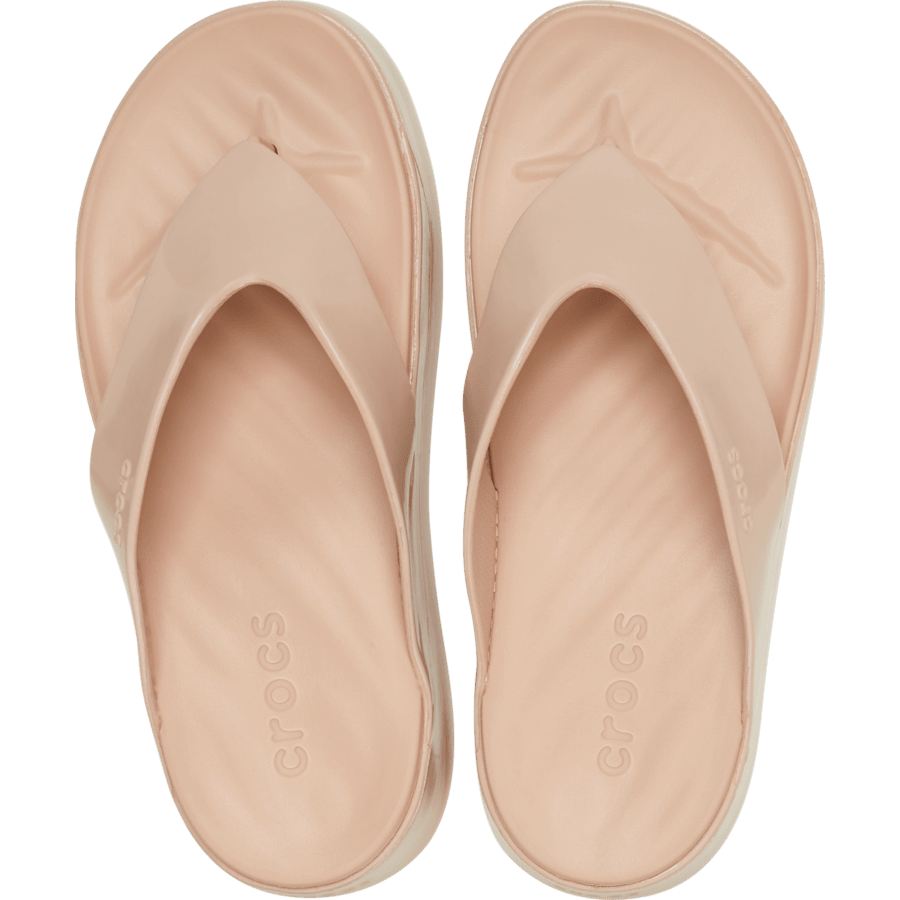 Pink Caramel Getaway Platform Patent Flip - Top - Crocs