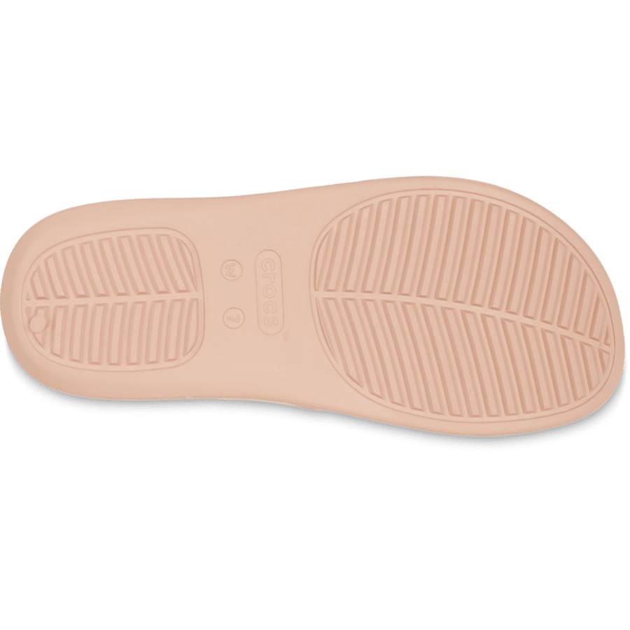 Pink Caramel Getaway Platform Patent Flip - Bottom - Crocs