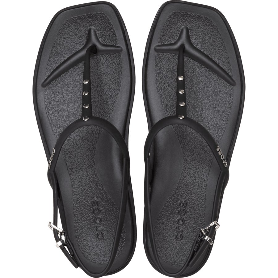 Black Miami Studded Thong Flip - Side - Crocs