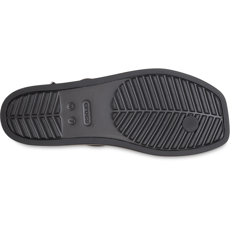 Black Miami Studded Thong Flip - Bottom - Crocs