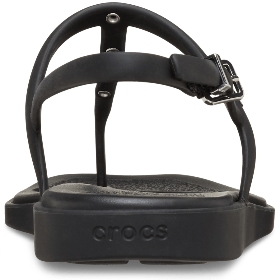 Black Miami Studded Thong Flip - Back - Crocs