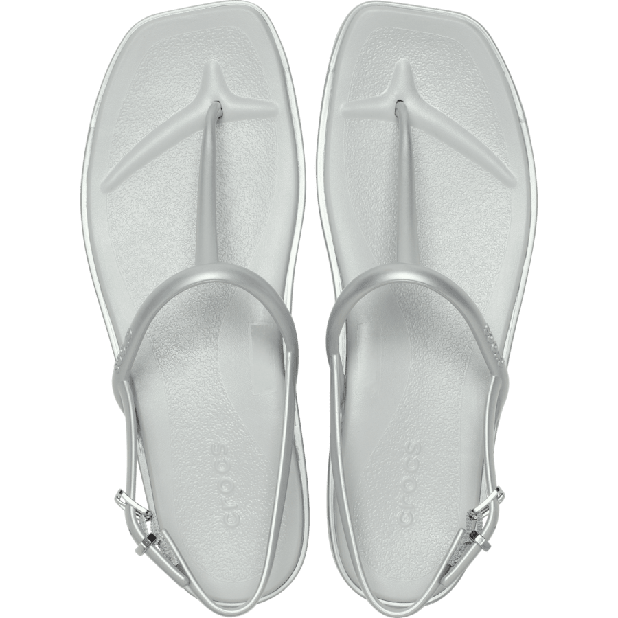 Silver Miami Metallic Thong Flip - Top - Crocs