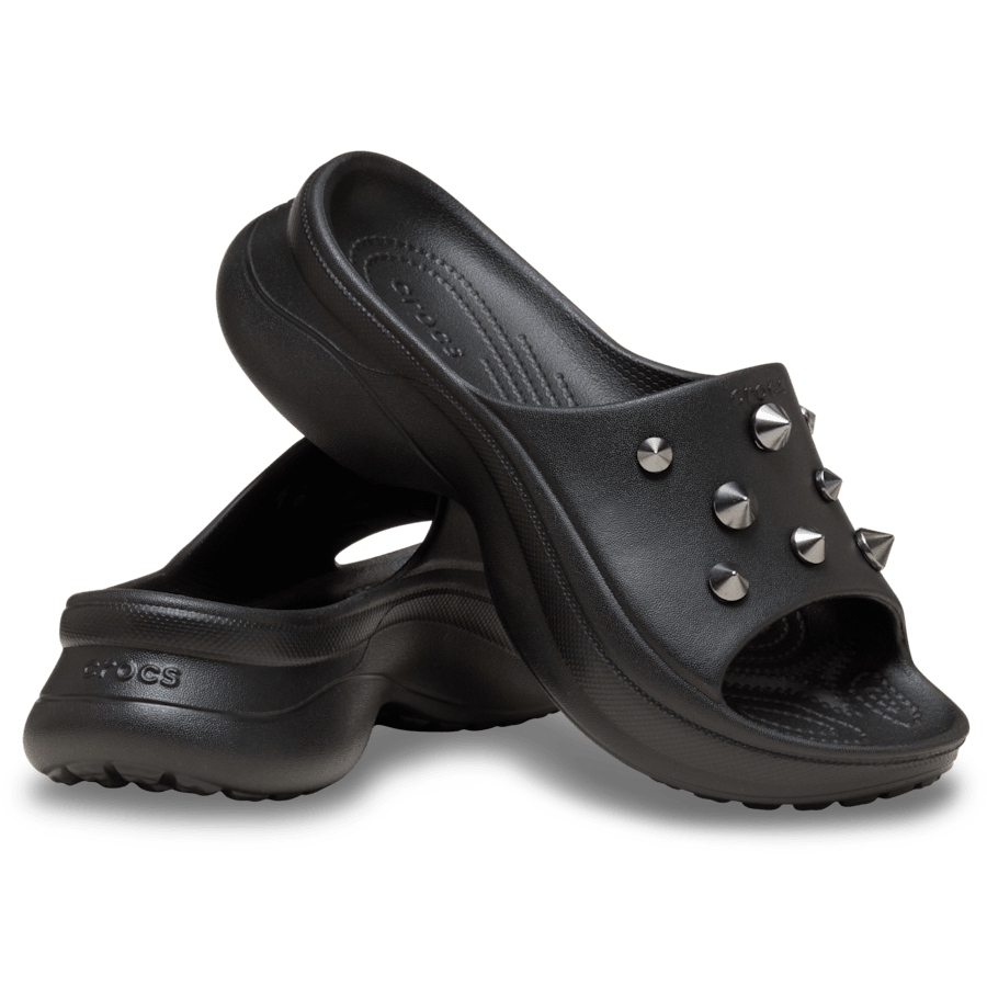 Black Bae Studded Slide - Pair - Crocs