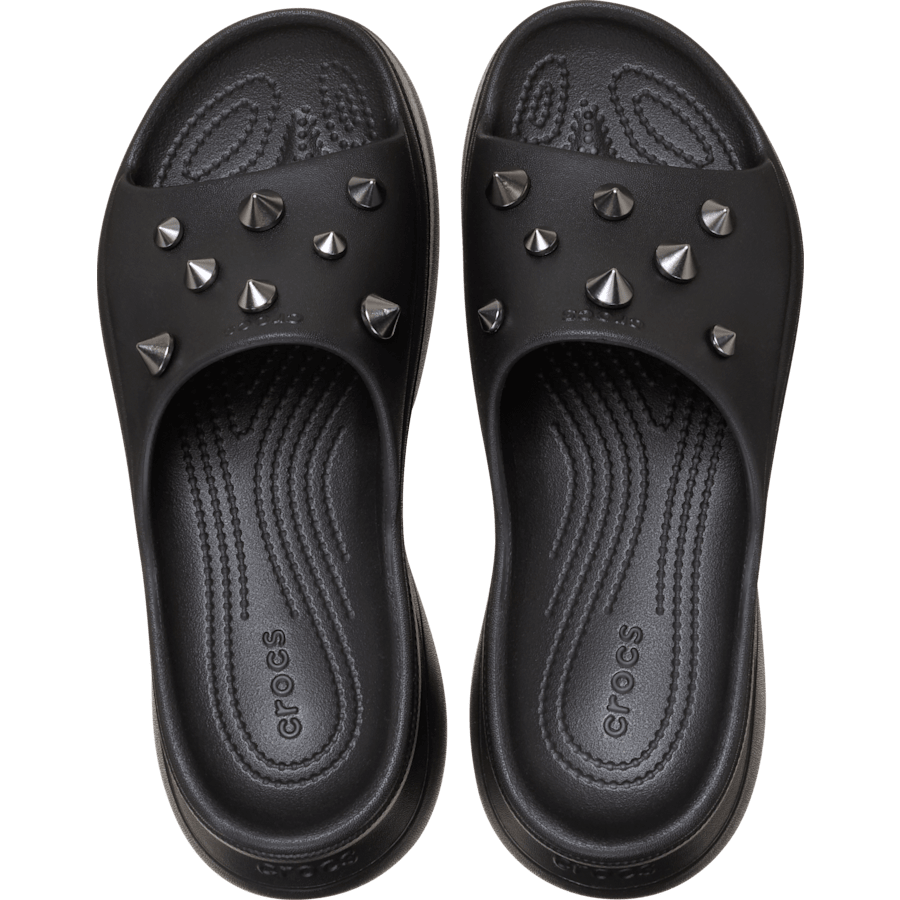Black Bae Studded Slide - Top - Crocs