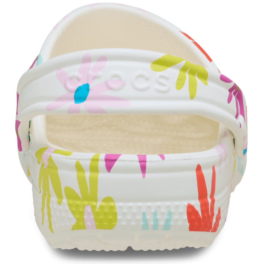 Chalk Toddler Classic Crafted Daisy Clog - Back - Crocs