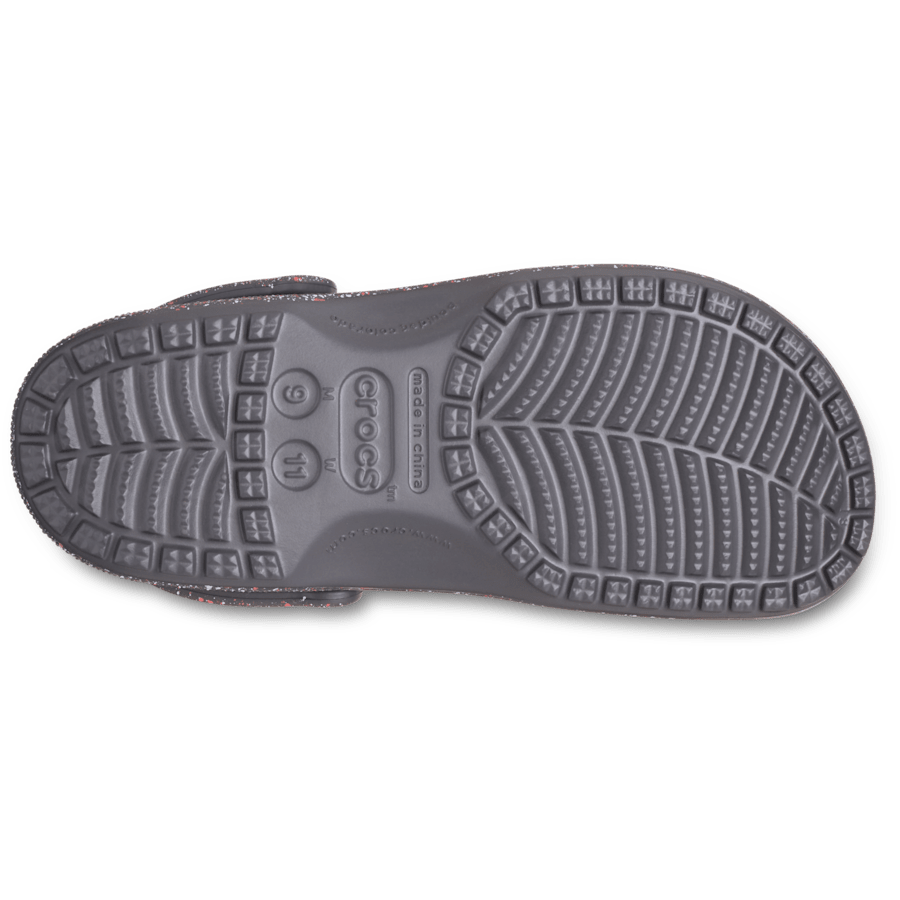Black Sand Classic Speckle Clog - Bottom - Crocs