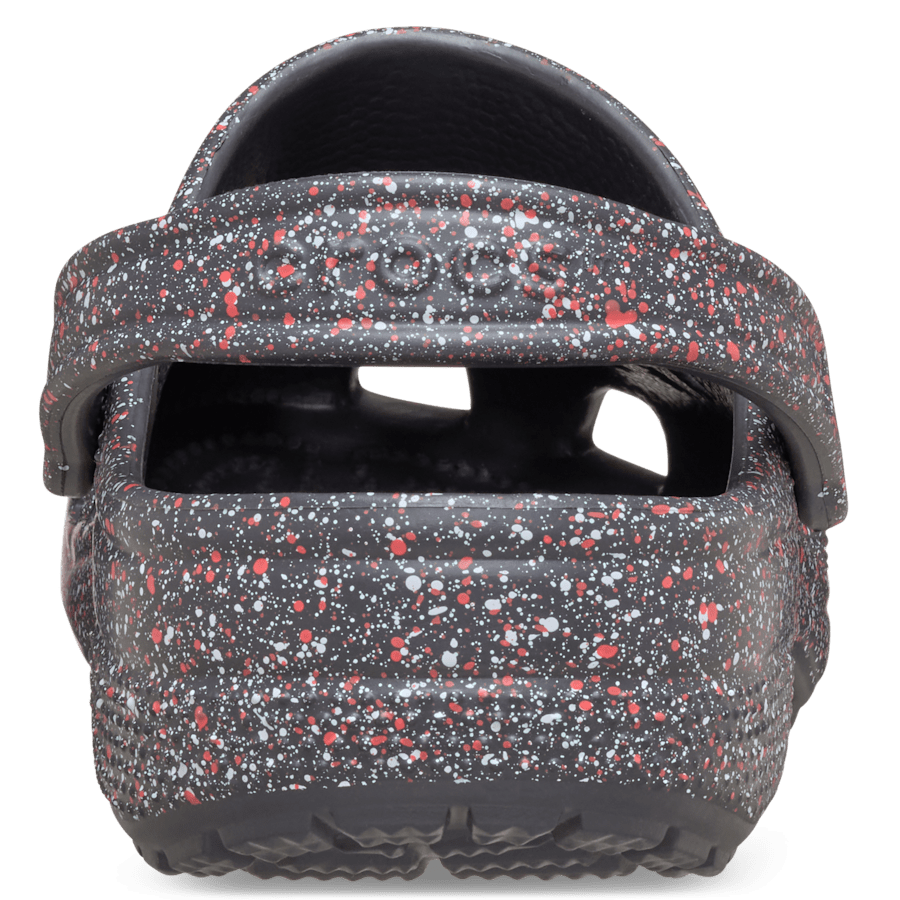 Black Sand Classic Speckle Clog - Back - Crocs