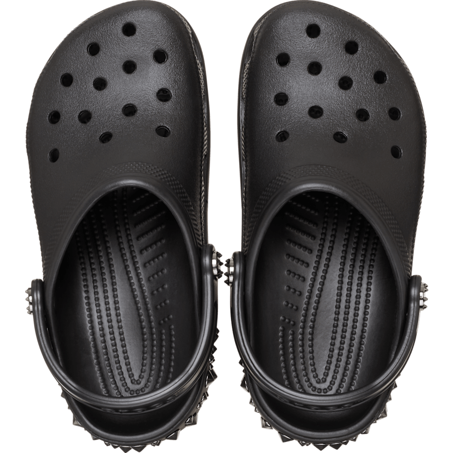 Black Classic Studded Clog - Top - Crocs