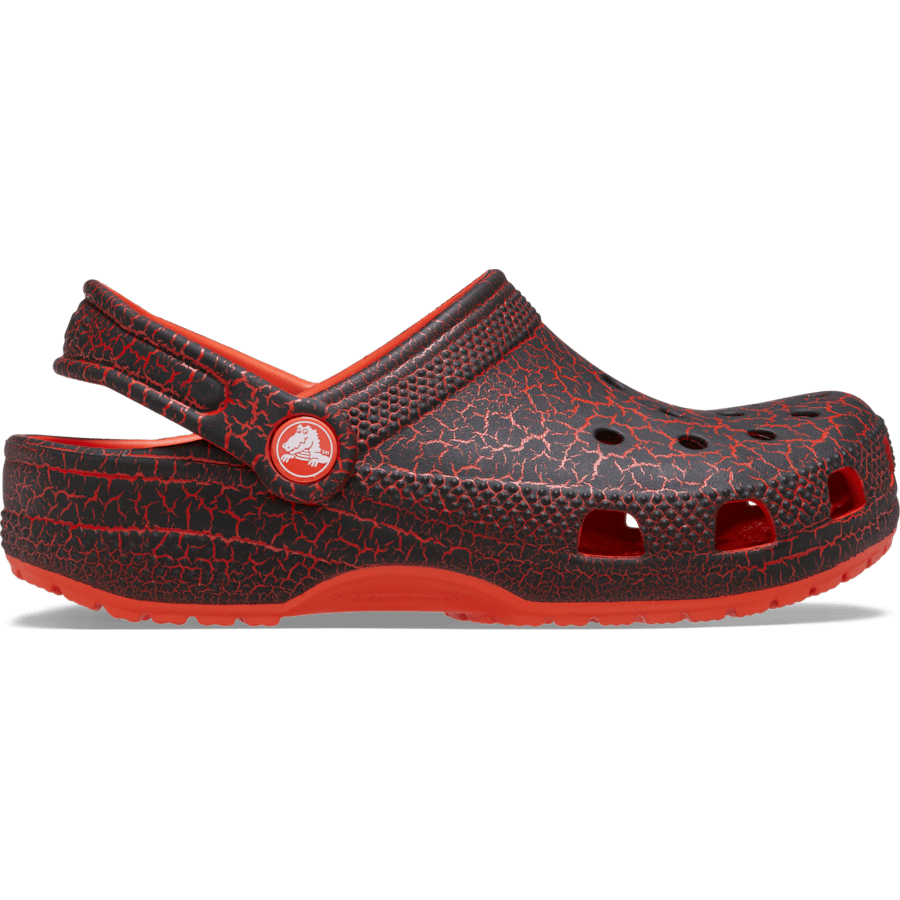 Lava Crackle Kids' Classic Crackle Clog - Side - Crocs