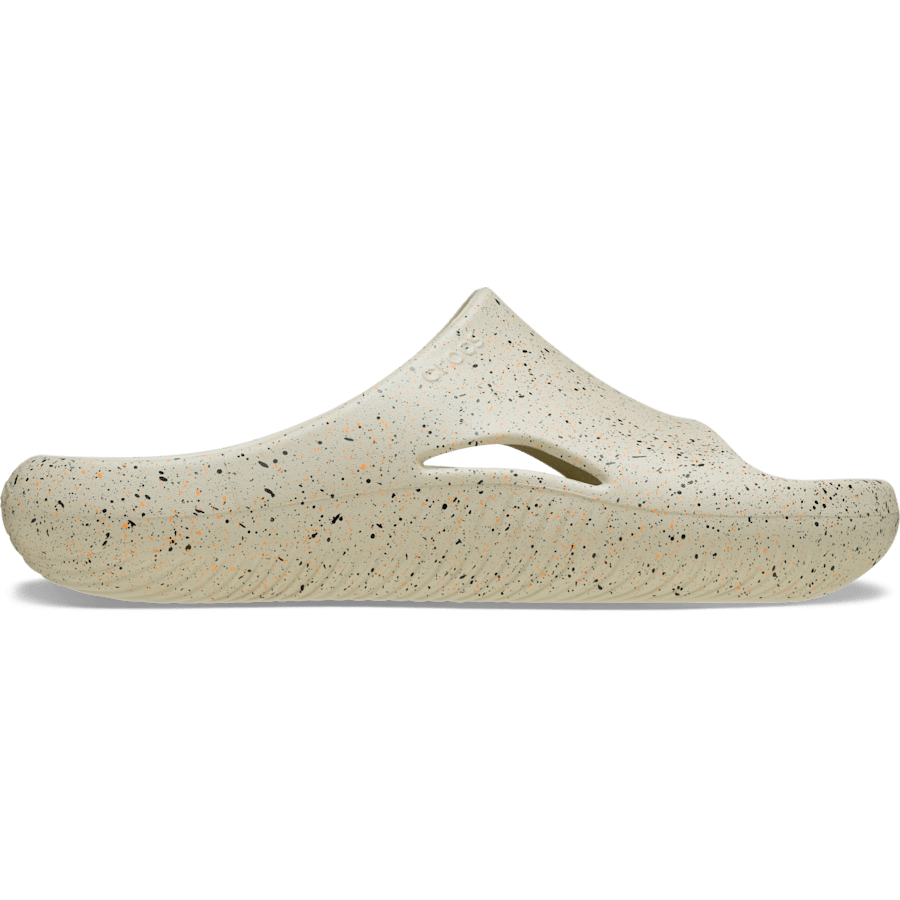 Sandstone Mellow Recovery Speckle Slide - Side - Crocs