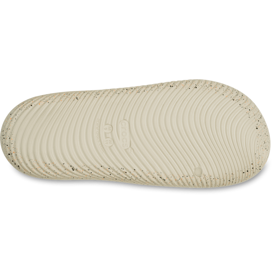 Sandstone Mellow Recovery Speckle Slide - Bottom - Crocs