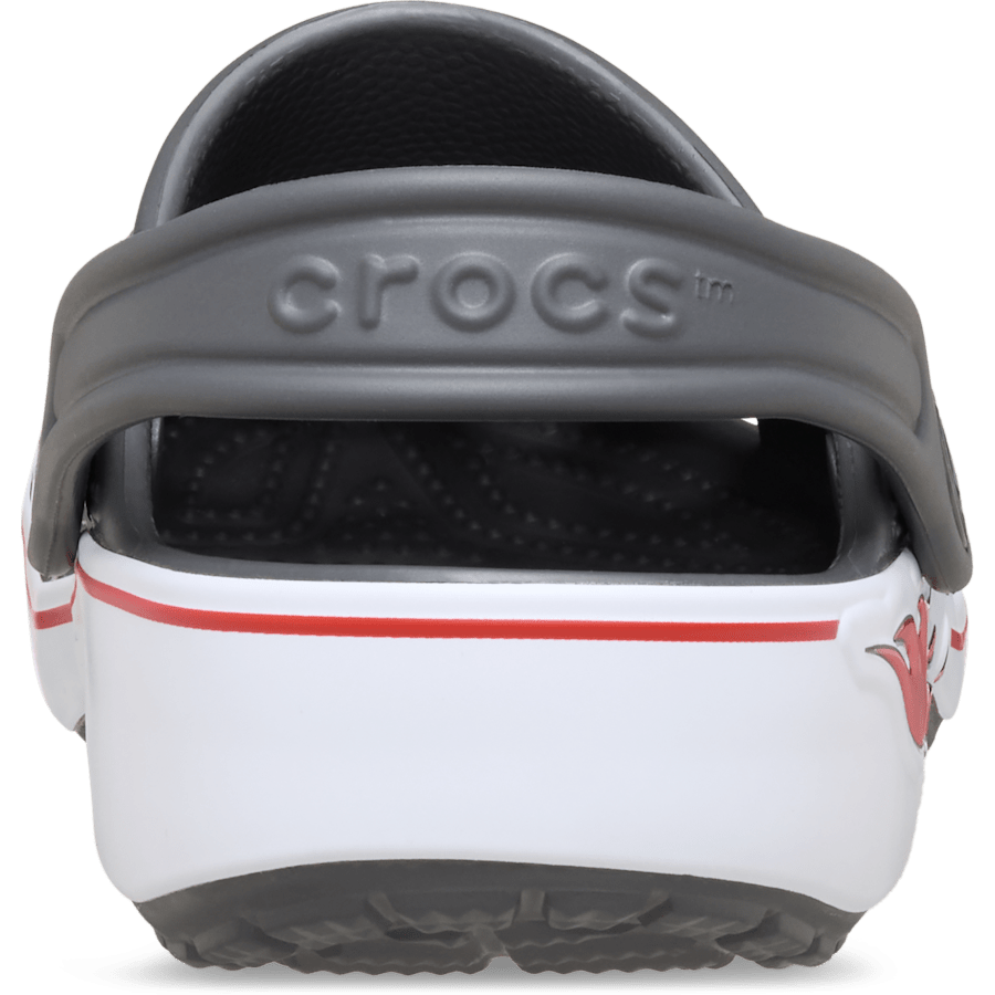 Slate Grey Kid's Classic Soccer Band Clog - Back - Crocs