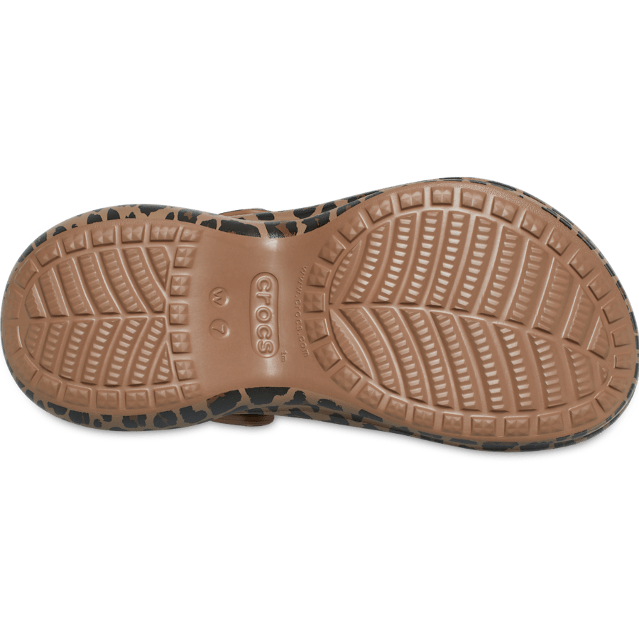 Sepia / Leopard Bae Animal Clog - Bottom - Crocs