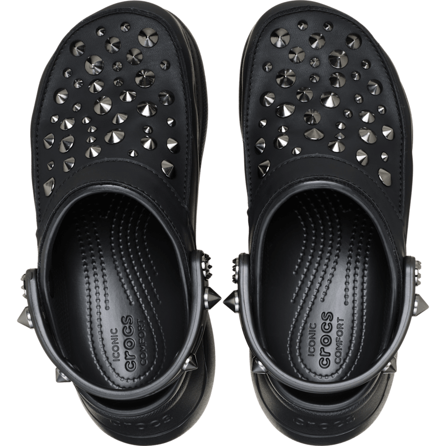 Black Bae Studded Clog - Top - Crocs