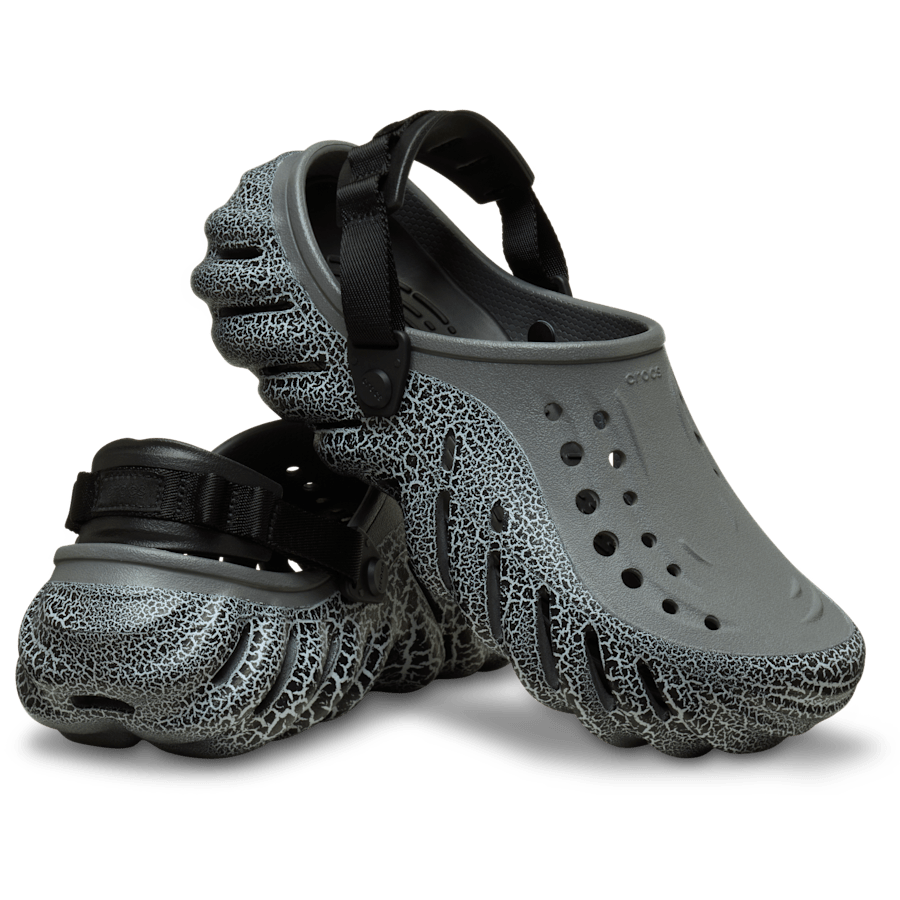 Slate Grey Echo Crackle Clog - Pair - Crocs